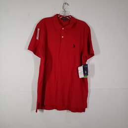 NWT Mens Wicking Stretch Quick Dry Short Sleeve Pullover Polo Shirt X-Large