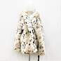VTG Tudor Court by Haband Women's Faux Fur Snow Leopard Animal Print Coat Size L image number 1