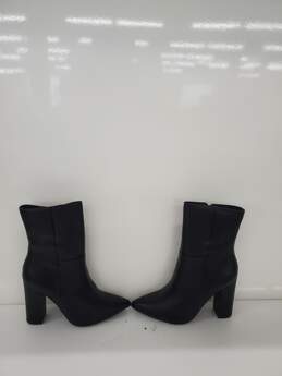 Lulus Dawson Black pebble Heel boots Size-8 new alternative image