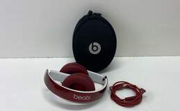 Beats by Dre Solo Wired Candy Apple Red Headphones with Case alternative image