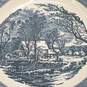 Currier and Ives Dinner Plates  6 Royal China 10in  Plates image number 3
