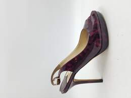 Jimmy Choo Plum Patent Slingback Sandals Women's 6