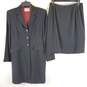 Kasper Petite Women Black Skirt Suit Sz 6P image number 1