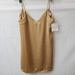 Women's Vandevort Sienna Slip Dress Size M Champagne Gold