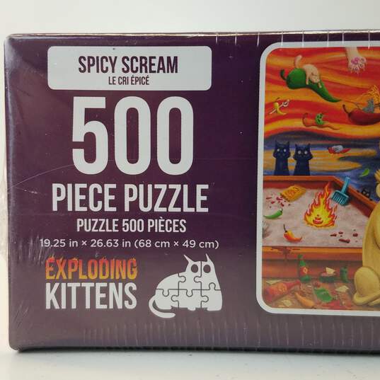 Lot of 2 Exploding Kittens Piece Puzzles image number 6