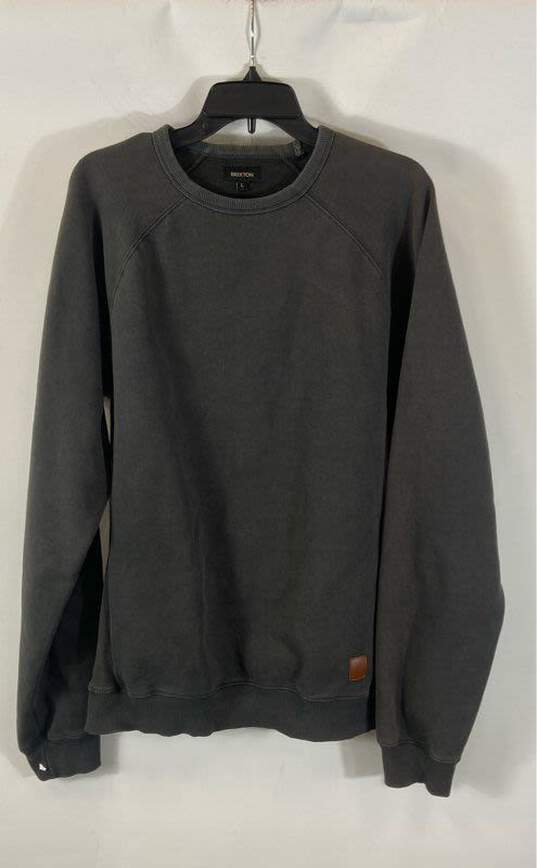 Brixton Gray Sweatshirt - Size Large image number 1