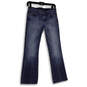 Womens Blue Denim Medium Wash Pockets Stretch Bootcut leg Jeans Size 26 image number 1