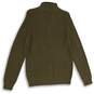 NWT G.H. Bass & Co. Mens Green Long Sleeve Knitted Henley Sweater Size Medium image number 2