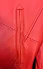 JL Studio Women's Red Vintage Leather Jacket- Sz 3X image number 5