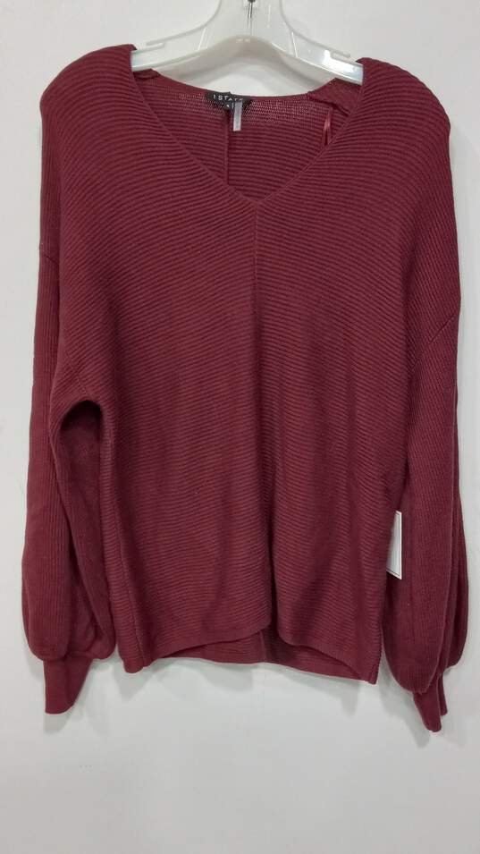 Women';s Burgundy Sweaters Size S w/ Original Tag Attatched image number 1