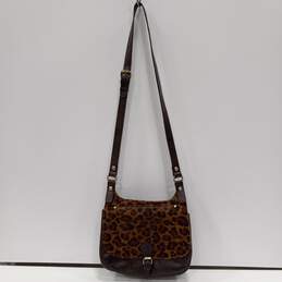 Women's Patricia Nash Leather Leopard Print Saddle Bag