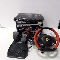Microsoft XBOX ONE ThrustMaster Ferrari 458 Spider Racing Wheel & Pedals
