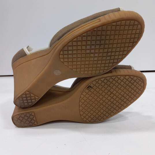 Women's Brown Michael Kors Sandal High Heel Shoes Size 8 1/2 image number 5