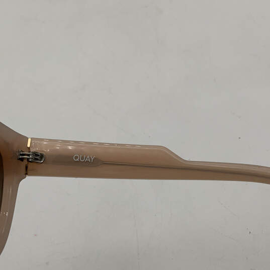 Womens Noosa Bevel 1212 Milky Blush Beige Cat Eye Sunglasses With Case image number 8