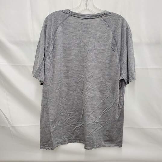 Smartwool MN's 150 Base Layer Wool / Nylon Heathered Gray T-Shirt Size XXL image number 2