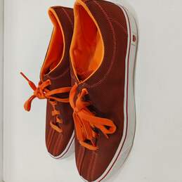 K-Swiss Orange Canvas Sneakers Men's Size 9.5 alternative image