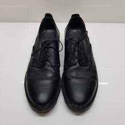 Lanvin Black Leather Derby Shoe Size 11