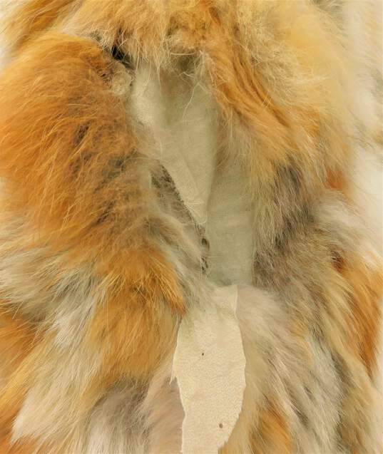 Vintage Patchwork Style Fox Fur Women's Coat image number 2