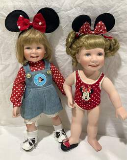 Disney porcelain dolls