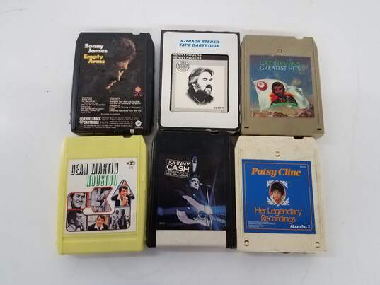 #4 12 VTG Mixed Lot of 8-Track Tapes Untested P/R image number 1