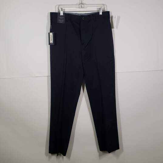 NWT Mens Cotton Regular Fit Straight Leg Flat Front Chino Pants Size 34x32 image number 1