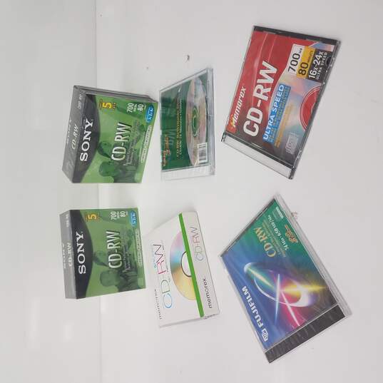 Lot of Sony & Memorex CD-RW Disk Packs SEALED image number 1