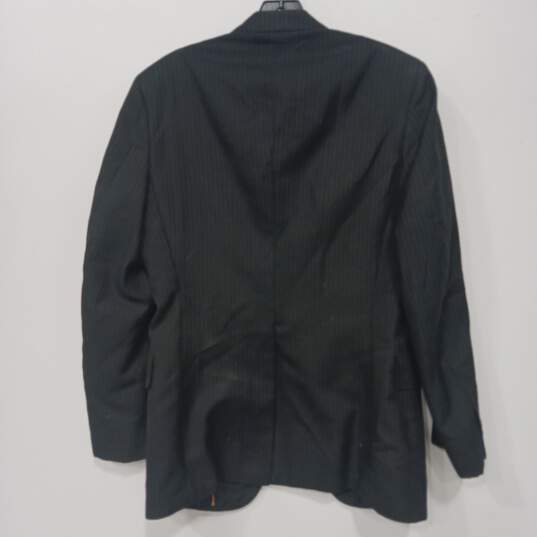 Vintage Men's Harry Weinraub Pinstripe Notch Collar Long Sleeve Suit Jacket Size 39R image number 2