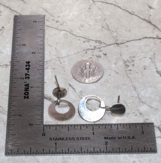 Artisan RJT Sterling Silver Dangle Earrings image number 6