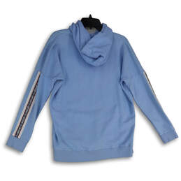 NWT Womens Blue Long Sleeve Kangaroo Pocket Pullover Hoodie Size 2 alternative image