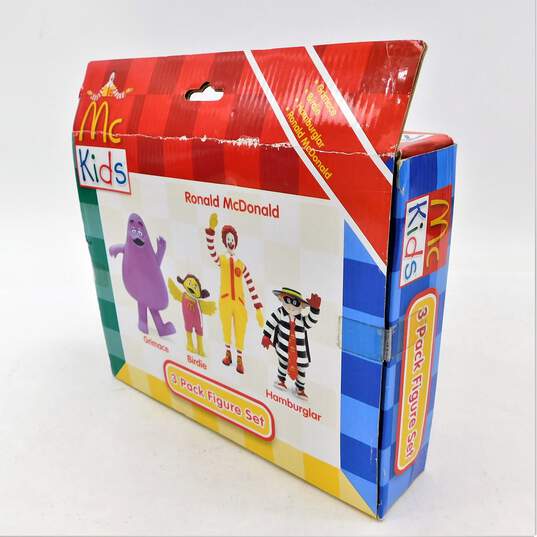 McKids 3 Pack Figure Set. McDonald's Ronald Birdie Hamburglar 2006 image number 2