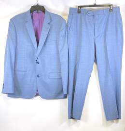Neiman Marcus Men Blue 2 Pc Suit Sz 42R