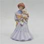 1990 EHW San Francisco Music Box Figurine Women Reading To Daughter & Cat image number 1