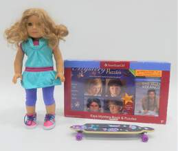American Girl Just Like You Doll 21 Truly Me w/ Sealed Kaya Mystery Book Puzzle Set & more