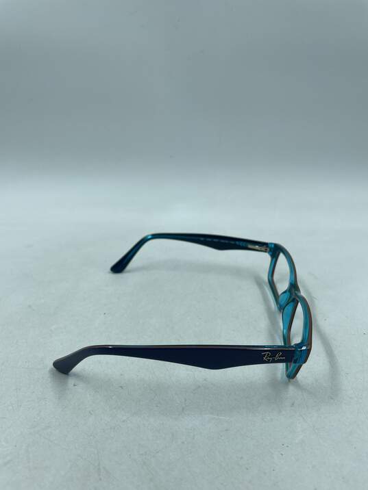 Ray-Ban Blue Rectangle Eyeglasses image number 5
