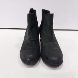 Sorel Joan of Arctic Wedge II Green Leather Boots Size 7