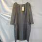 M.M. Lafleur New York Etsuko 3.0 Steel Gray Dress NWT Size 14 image number 1