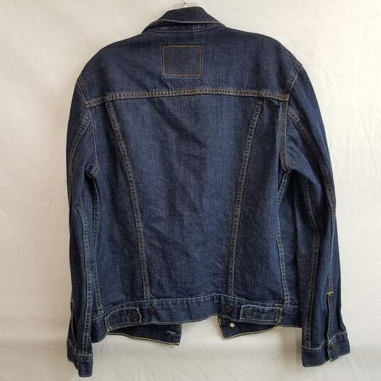 Levi's dark wash denim jean jacket S image number 3