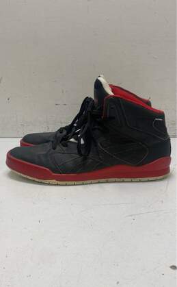 Reebok V56267 Black Red Leather Hi Top Sneakers Men's Size 12 alternative image