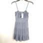 Hollister Women Blue Eyelet Tiered Dress M NWT image number 1