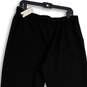 NWT Womens Black Elastic Waist Straight Leg Pull-On Ankle Pants Size 14 R image number 4