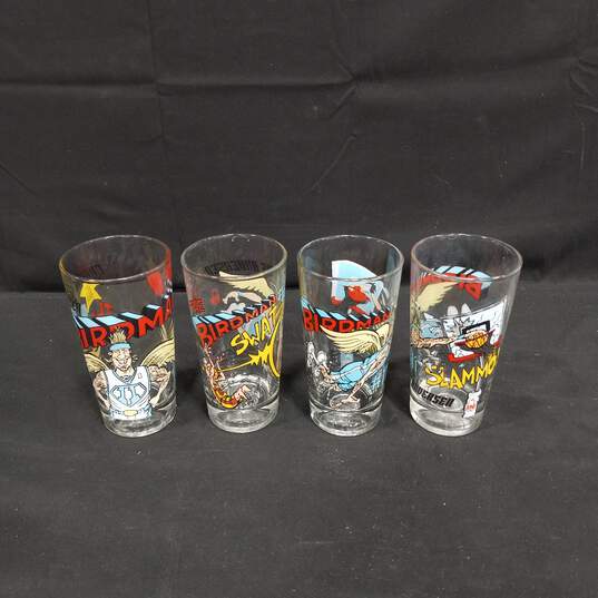 Lot Of  4 Beer Pint Glasses Chris Anderson The Bird Man  # 11 image number 1