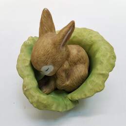 2 Franklin Porcelain Woodland  Surprises Mouse and  Rabbit alternative image