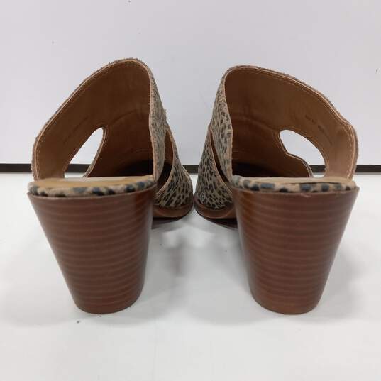 Dolce Vita Women's Brown Leopard Print Mules Size 8.5 image number 4