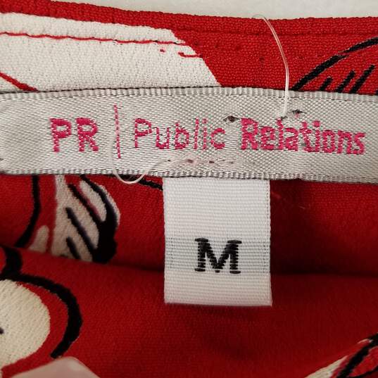 Public Relations Women Skirt Red, White M image number 3