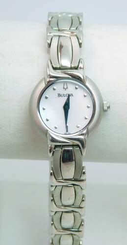 Bulova B0 Silver Tone Delicate Women's Dress Watch 42.8g
