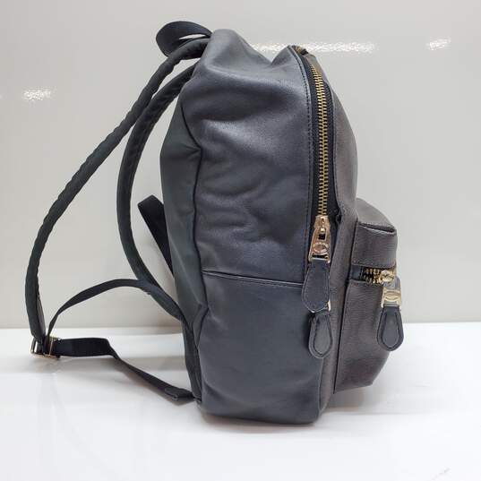 AUTHENITCATED COACH DARK BROWN SIGNATURE LEATHER BACKPACK 11.5x10x7 image number 6