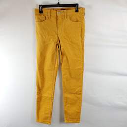 J. Crew Women Mustard Pants Sz 28 NWT