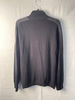 Calvin Klein Mens Black Zipper Sweater Size L alternative image