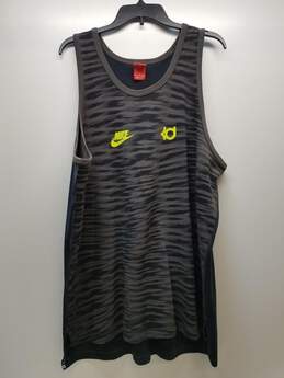 Nike KD Tank Top Black Gray Kevin Durant Spell Out Logo Men's Size XL