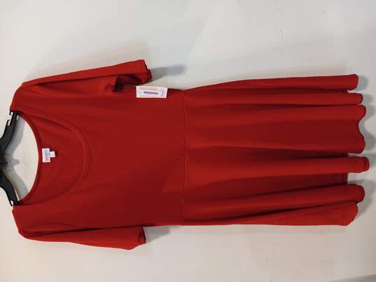 LuLaRoe Women's Red Dress Size 3XL image number 1